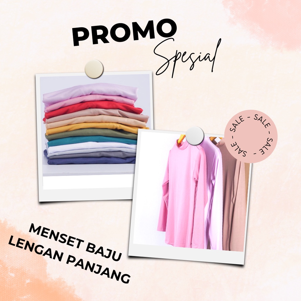 (COD) Harga Termurah Menset Baju Lengan Panjang
