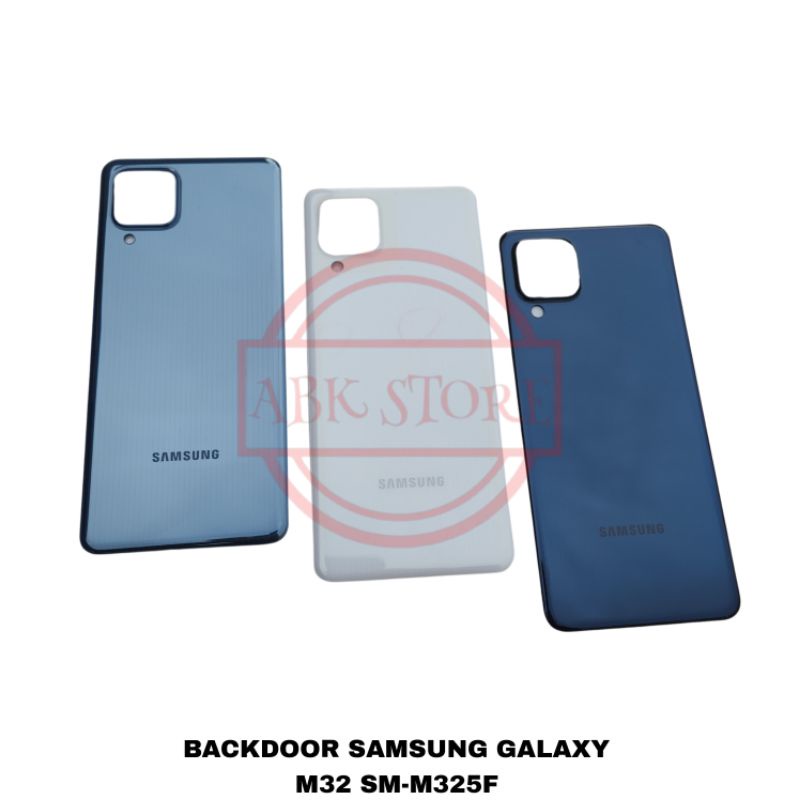 TUTUP BELAKANG BACKDOOR SAMSUNG GALAXY M32 SM-M325F BACKCOVER BACK CASING COVER BATERAI