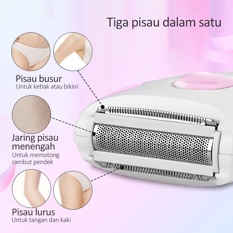 Trimmer Alat mencukur Mini Lady Shaver / Pencukur Bulu kaki /Alat Pencukur Bulu Kemaluan/lengan/Pencukur Bulu Ketiak/penghilang rambut hair remove/diketiak /trimmer/shaver