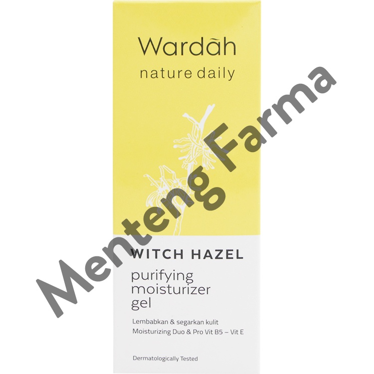 Wardah Nature Daily Witch Hazel Purifying Moisturizer Gel 40 ML