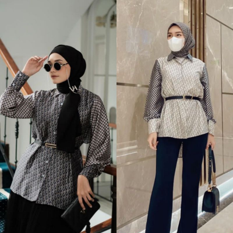 mono shirt vanilla hijab