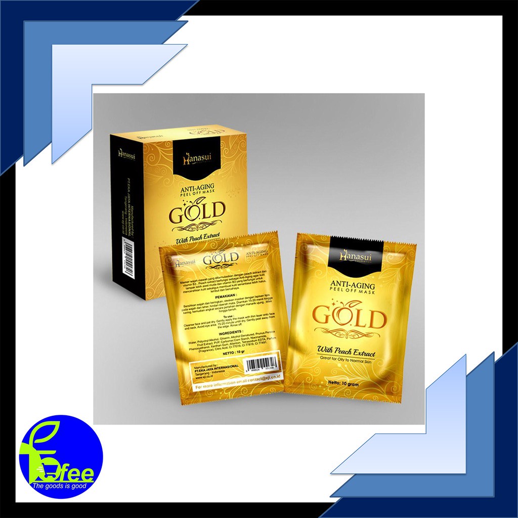 [COD] - Hanasui Masker Naturgo Gold Original BPOM