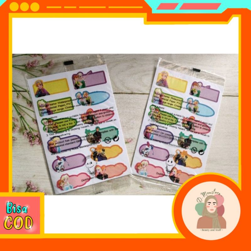 

Label Stiker Nama isi 12 label || Stiker Label Nama Anak