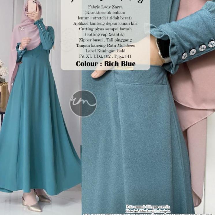 ㄼ Kumala Maxy Gamis Terbaru by Ratu Mulabees || Gamis Syar'i || Gamis Polos || Gamis Lebaran || Gami