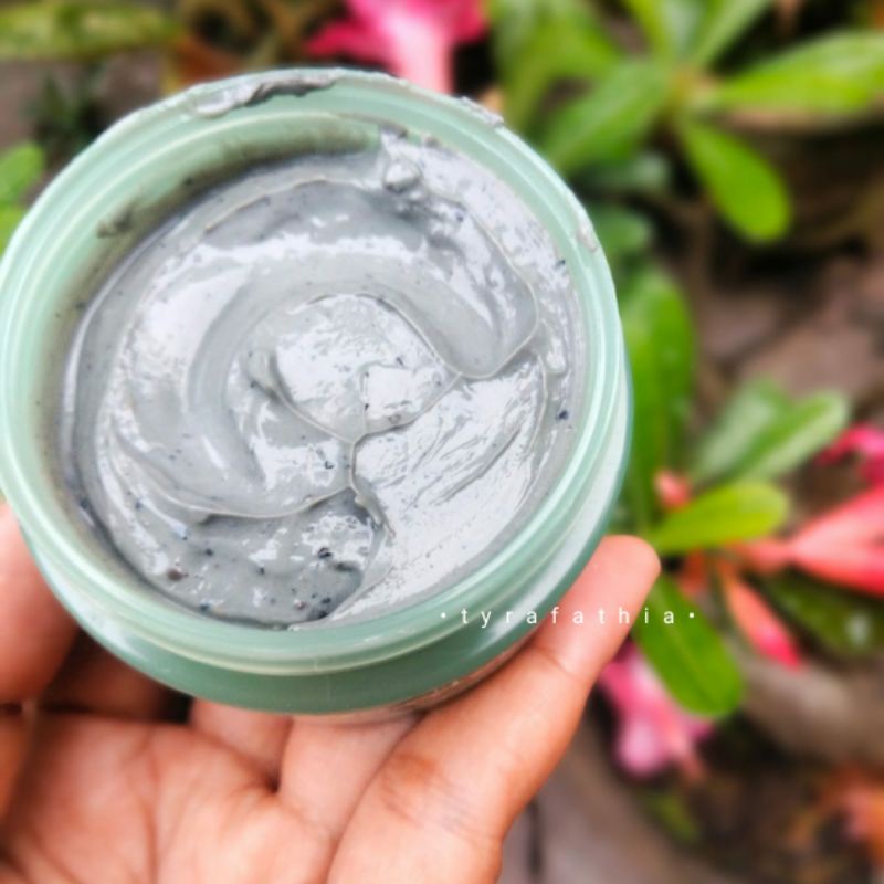 BPOM Mugwort Clay Mask SR12 (60gr) Masker Wajah Korea Kulit Berjerawat