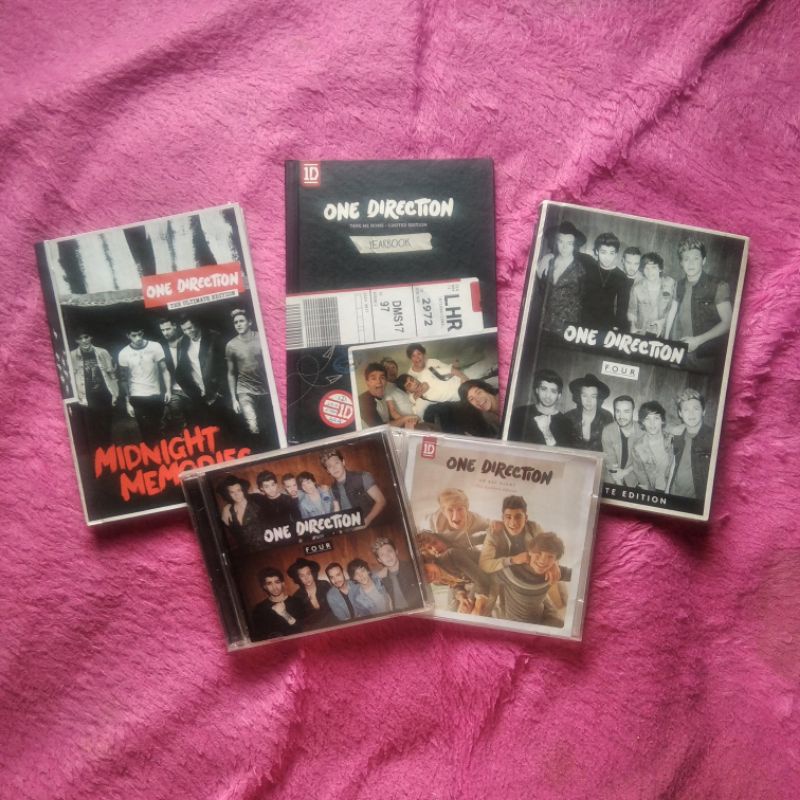 [READ DESCRIPTION] ALBUM ONE DIRECTION 1D - UP ALL NIGHT, TAKE ME HOME, MIDNIGHT MEMORIES, FOUR (THE