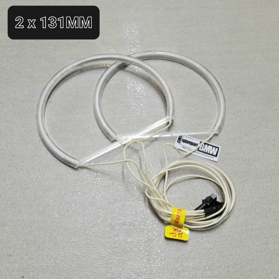 Lampu CCFL Ring Angle Eyes BMW E36 E38 E39 E46 Putih (2 x 131mm)