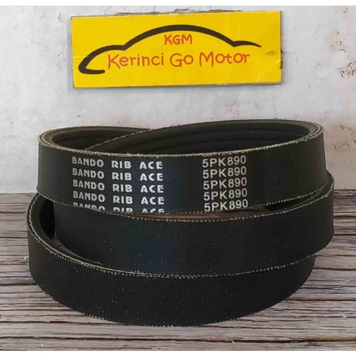 BANDO VAN BELT 5PK 890 RIB BELT TALI KIPAS 5PK-890 FAN BELT ALUR