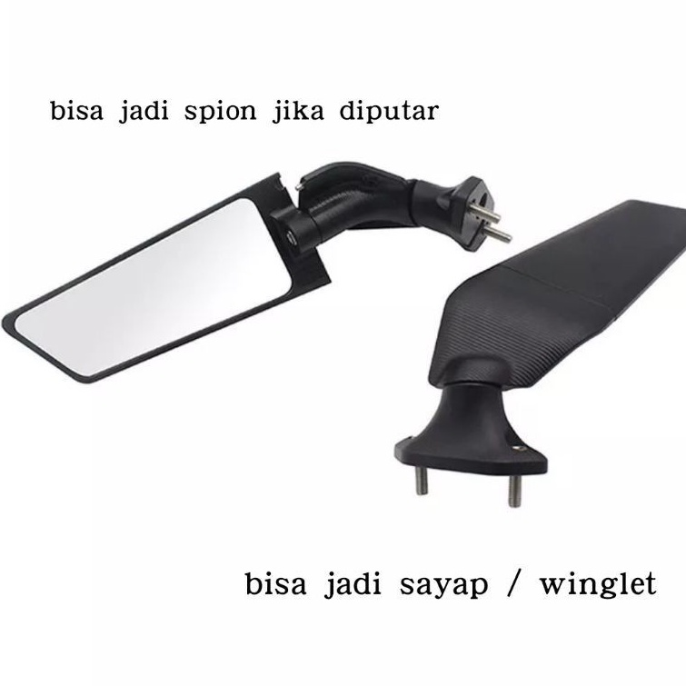 sepasang spion variasi spion ZX10R spion winglet spiong vering new model zx 25 zx10r spion variasi xmax nmax r15 cbr ninja spion model ZX10R spion ZX