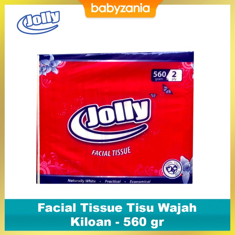 Jolly Facial Tissue Tisu Wajah Kiloan 2 Ply - 560 gr