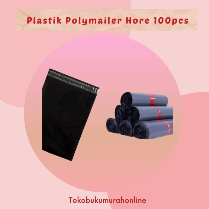 

PLASTIK POLYMAILER PACKING 30CMX37CM ISI 100PCS HORE