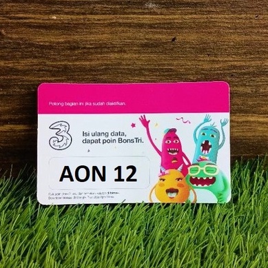 VOUCHER DATA KUOTA THREE/3/TRI AON 12 GB MALANG HARGA GROSIR
