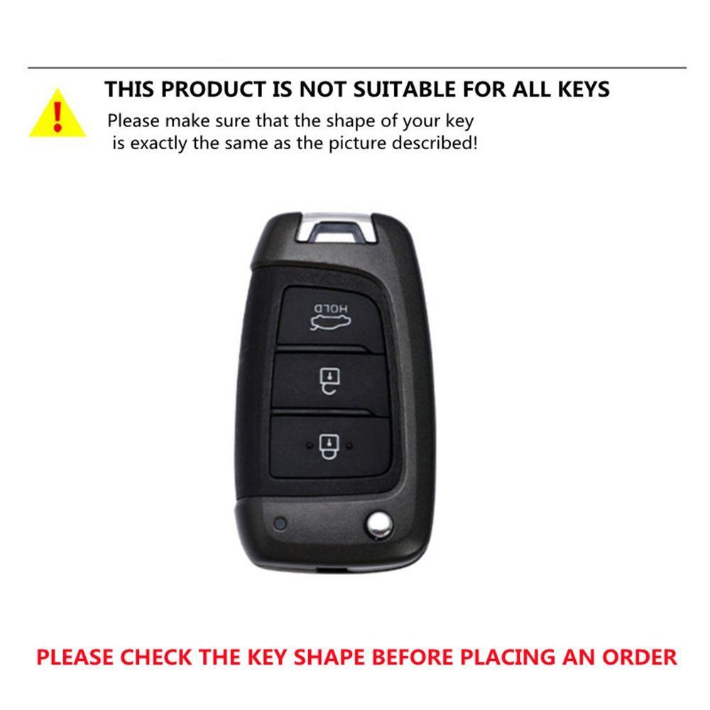 POPULAR Remote Key Case New Aksesoris Mobil Skin Key Fob Cover Untuk Hyundai Ix25 Ix35 I10 I20 Solaris