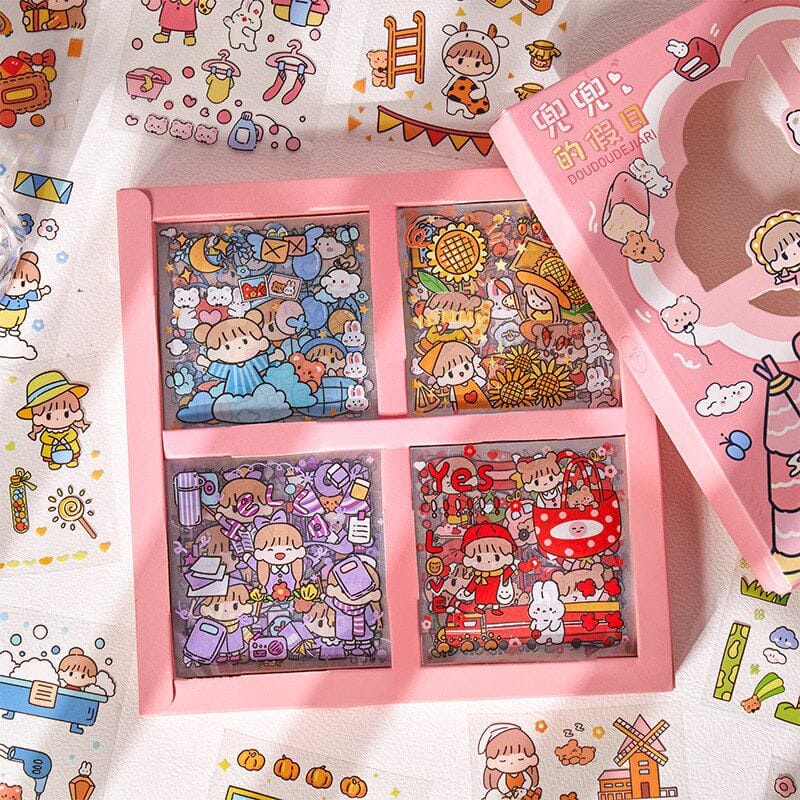 

Stiker 2D Plastik Anti Air / Stiker Sticker 2D Lucu Tumblr Aesthetic Gambar Warna Waterproof Water resistant Anti Air