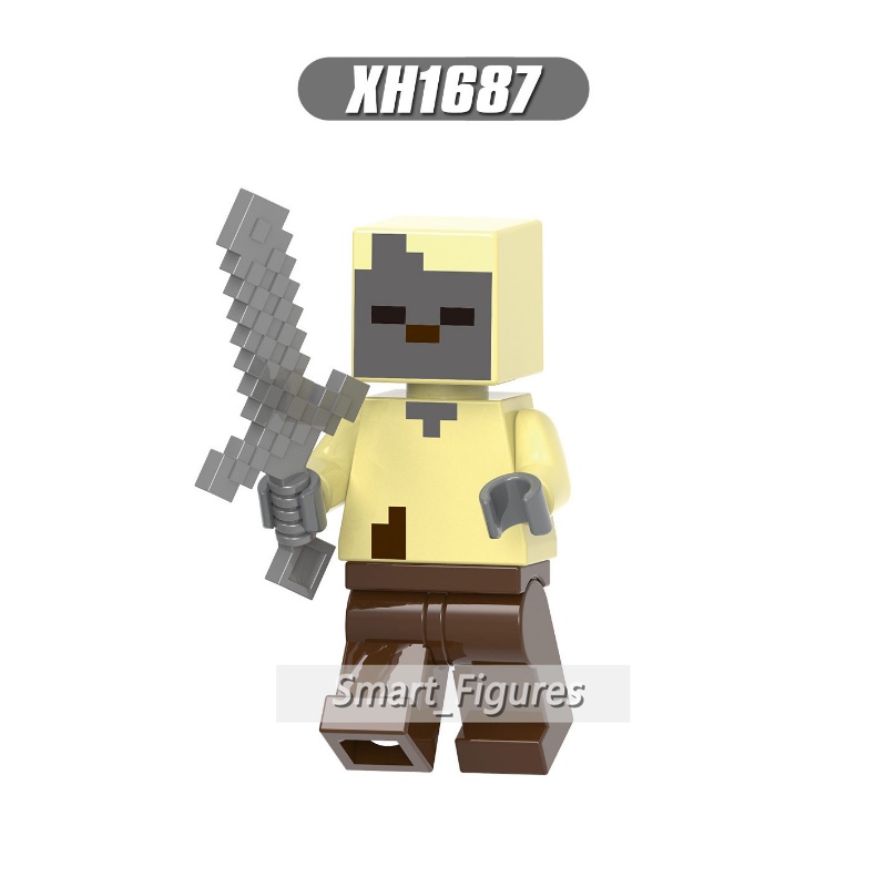 Mainan Figurin Mini Karakter Minecraft Honey Picker X0310