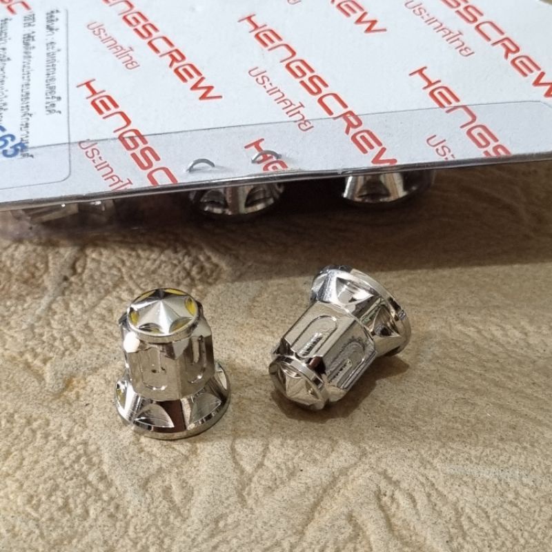 mur probolt topi new model silver stainless head ninja r rr mio m8 drat 12 original heng thailand