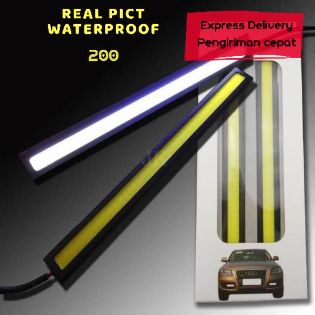 Lampu DRL LED COB Plasma 17cm Mobil Motor Murah