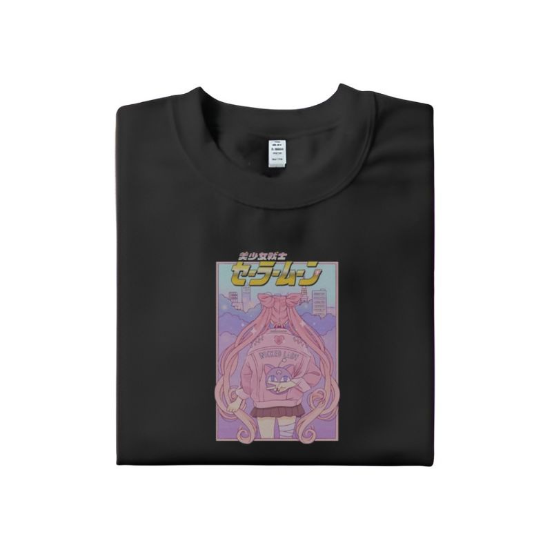 KAOS | T SHIRT | SAILOR MOON | KAOS ANIME | SAILOR MOON STYLE WIBU