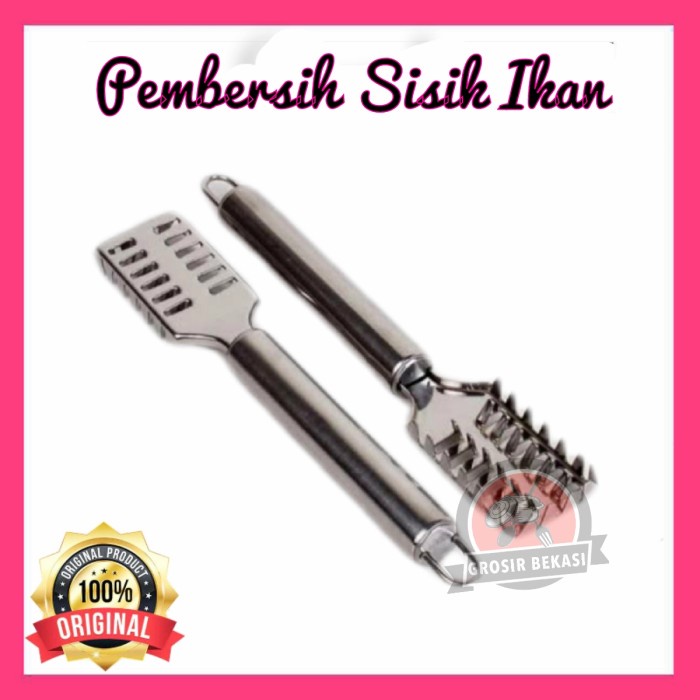 Pembersih Sisik Ikan Stainless / Kerokan Sisik Ikan