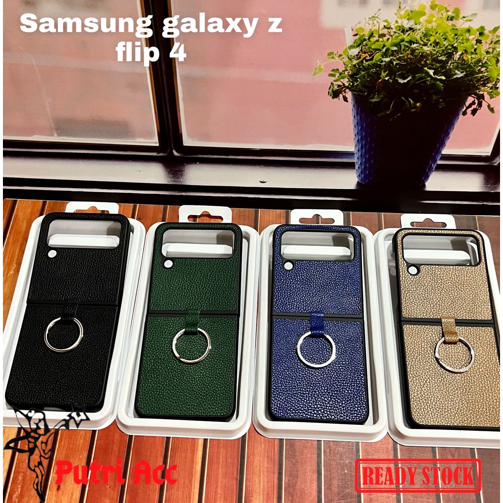 SAMSUNG GALAXY Z FLIP 4 CASE LEATHER CASE DESIGN TERBARU DAN TERMEWAH