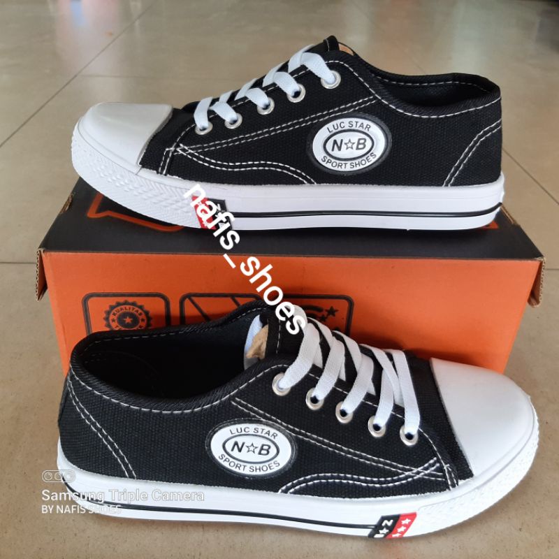 sepatu n#b import sepatu anak sekolah sd smp unisex size 36-40