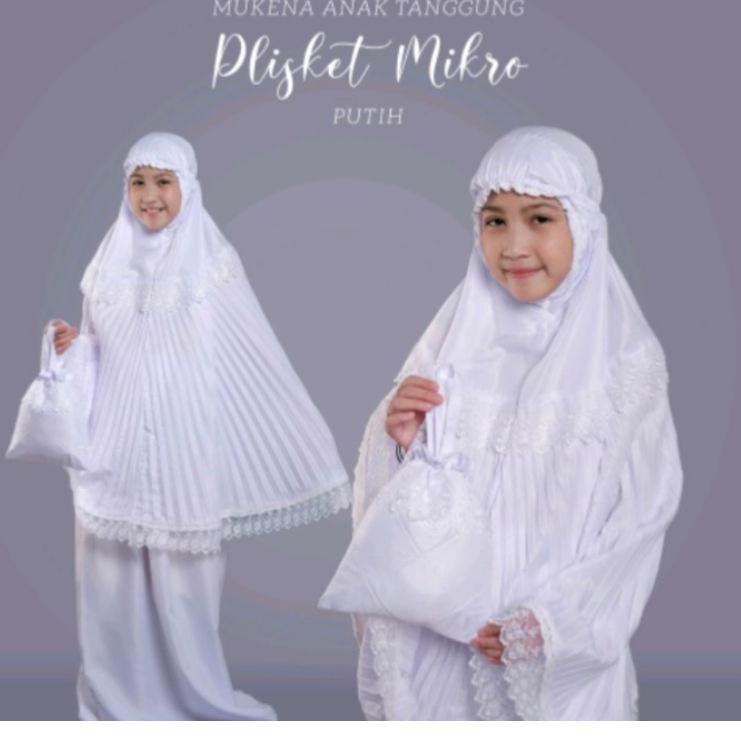 Tren Terbaru mukenah plislet anak 6-12 tahun terbaru 2022 / mukena anak perempuan / mukenah anak 10 