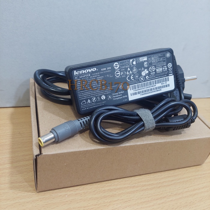 Adaptor Charger Laptop Lenovo 20V - 3.25A Jarum New