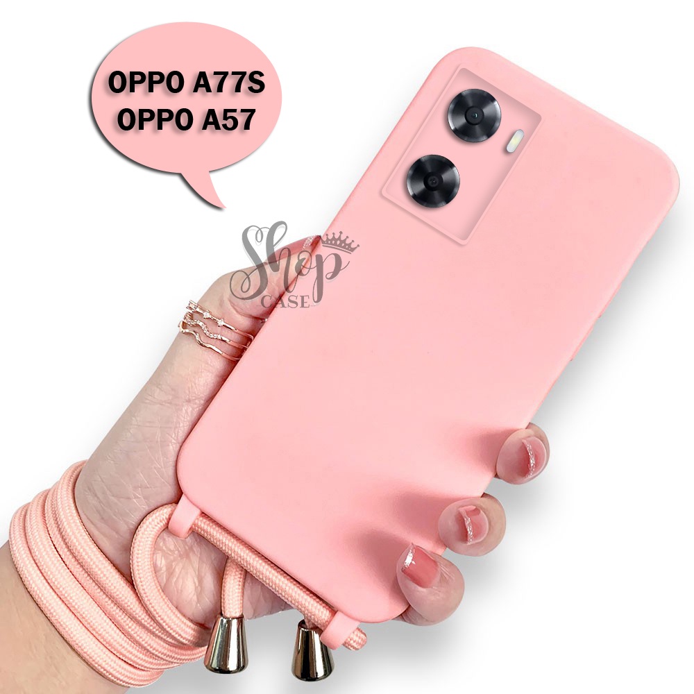 Softcase Tali For OPPO A77S NEW A57 NEW| Case Camera Protech | Case Macaron OPPO A77S A57 | Softcase