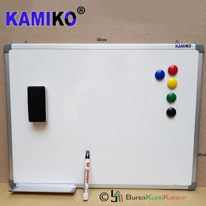 

[COD] Whiteboard Kamiko 45x60 Gantung Spidol Hitam, Hapusan Magnet, Magnet SPECIAL Kode 412