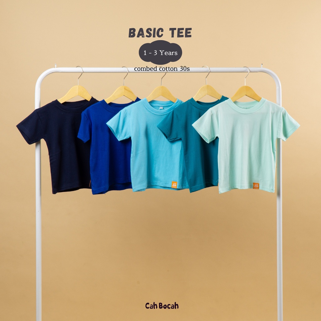 Cah Bocah Basic Tee Unisex  6 - 36 Bulan