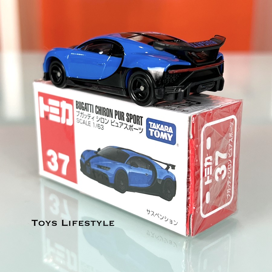 Mobil Tomica Diecast 37 Bugatti Chiron Pur Sport