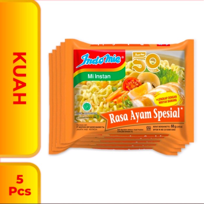 

TERBARU Indomie Ayam Spesial isi 5