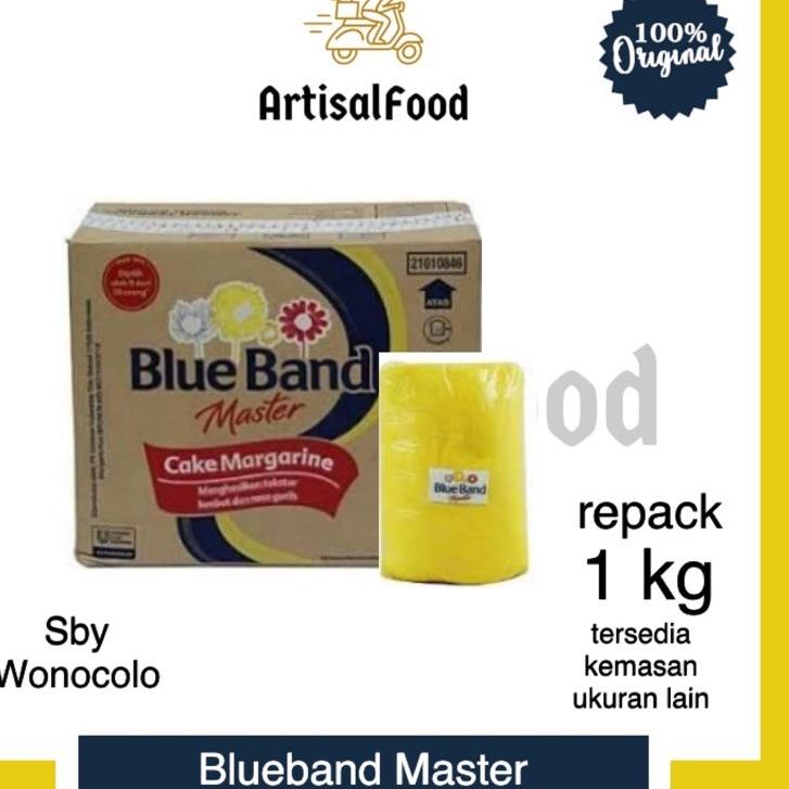 

✨STAR✨ BLUEBAND 1 kg Master Cake Margarine Margarin Mentega Kuning 1kg / Blue Band Kiloan 