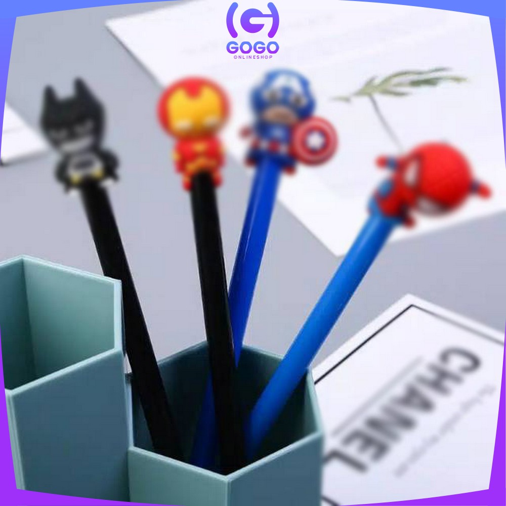 GOGO-A12 Pena Hero / Pulpen Gel Karakter hero / Pen hero Alat Tulis Stationary Murah