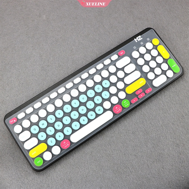 Case Pelindung keyboard Logitech K780 Bahan Silikon TPU Transparan ultra Tipis Warna Hitam