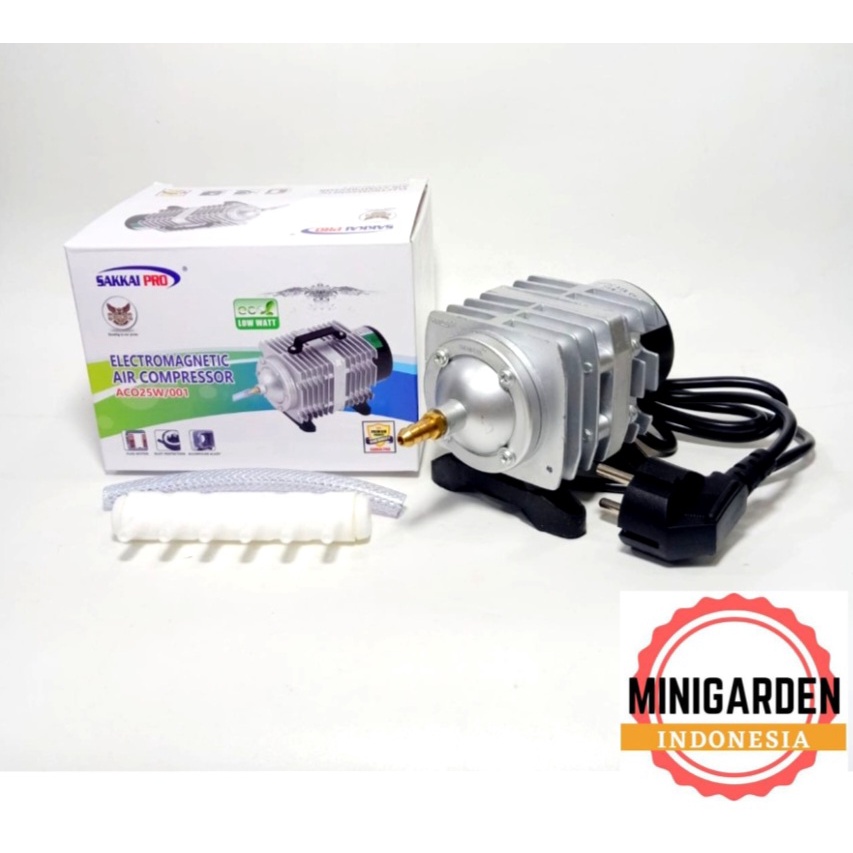 SAKKAI PRO ACO-001 25W ELECTROMAGNETIC AIR COMPRESSOR PUMP AERATOR