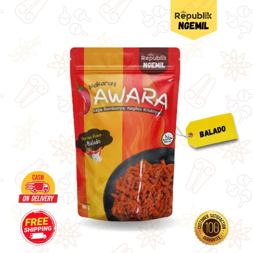 

Makaroni Macaroni Jawara Rasa Balado Spiral 110 g Premium Terlaris Termurah