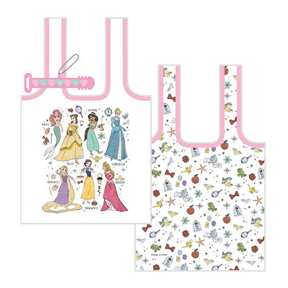 Disney Princess Hugcotote 2 Princess Pattern White Bandai Gashapon Gacha Capsule Toy