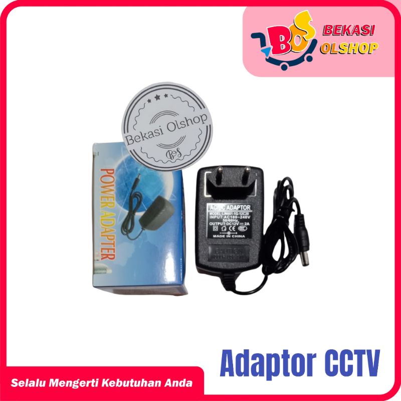 Adaptor 12v 2a Adaptor CCTV 12v 2a PLUS KARDUS