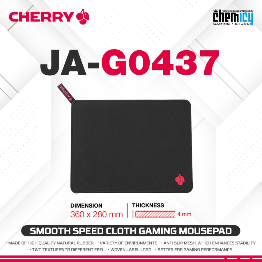 Cherry JA-G0437 Smooth Speed Version Cloth Gaming Mousepad