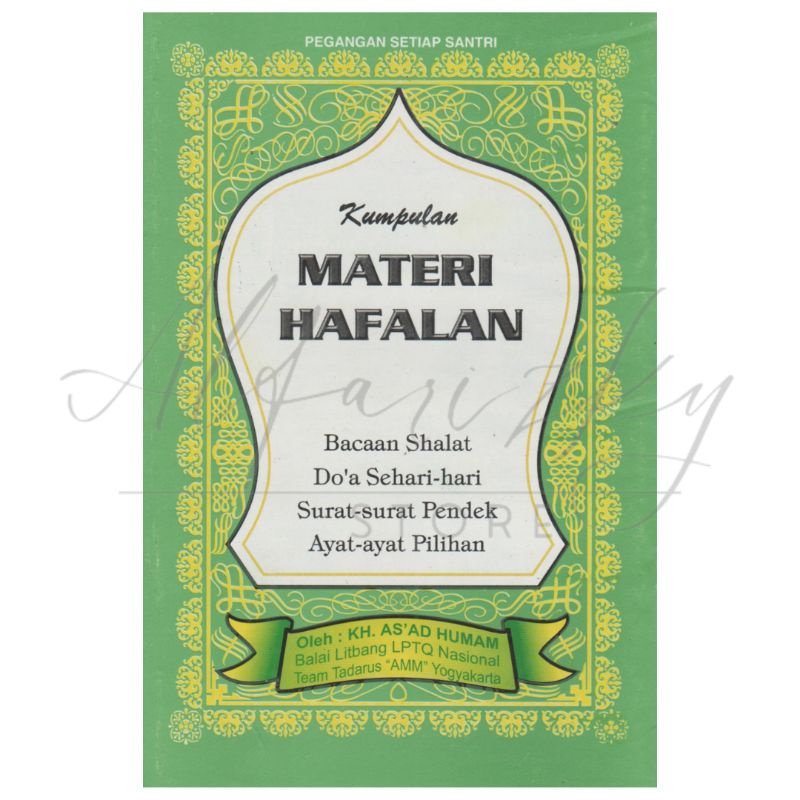 Kumpulan Materi Hafalan TPA / TPQ