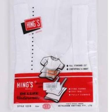 ㅉ Singlet Pria HING Putih Polos 32-42 / Singlet Pria HINGS / Kaos Dalam Laki / Pakaian Dalam Pria Hi