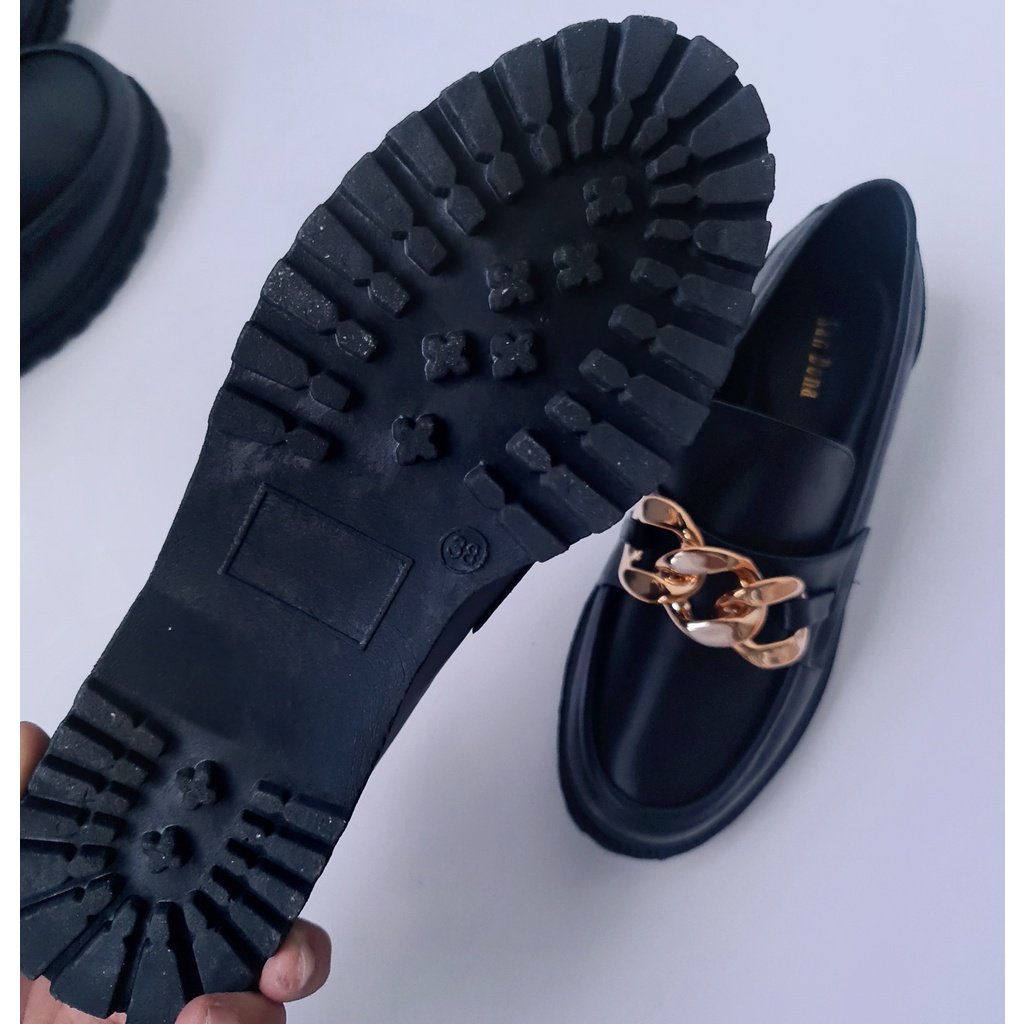 2023 Chain Loafer Premium Rubbersolle Sepatu Wanita - &quot;Sheeren&quot; - Sandona