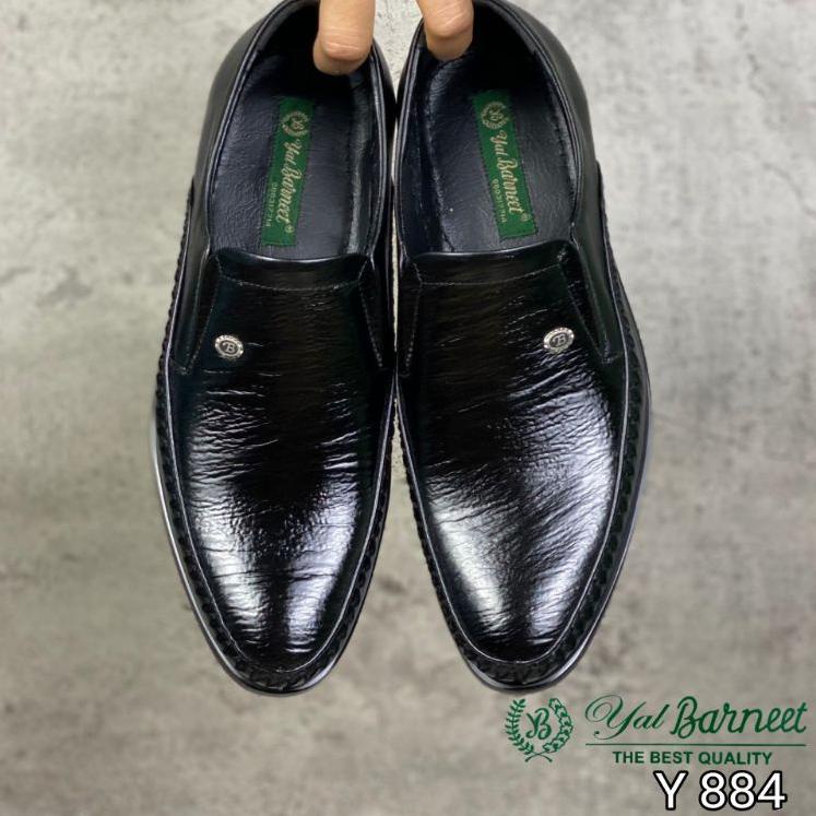 New Sale Sepatu Pantofel Pria Sepatu Pantopel Formal Hitam Kerja Pesta Kulit Asli Pentopel Yal Barne