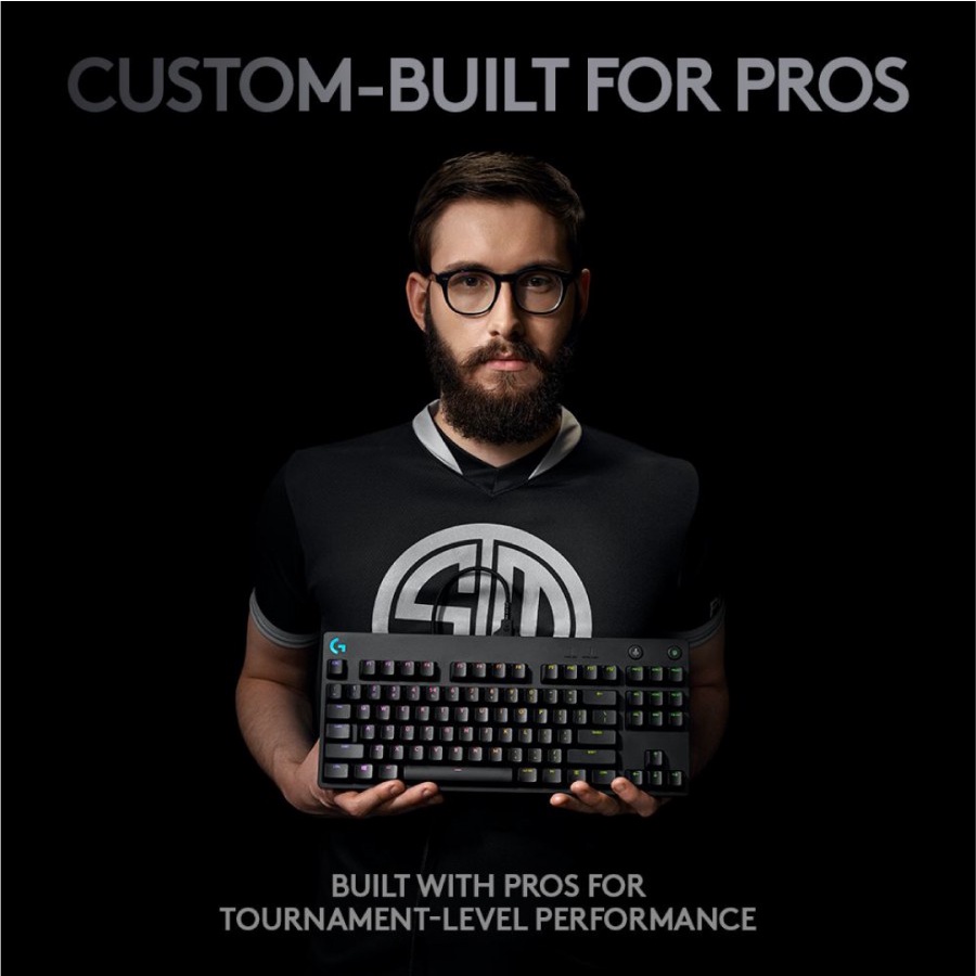 Logitech G Pro X Keyboard Gaming TKL Mechanical RGB for E-Sports