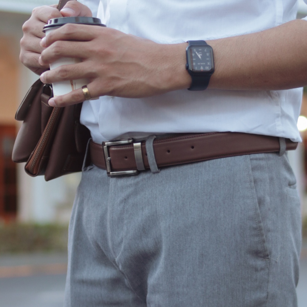 Sabuk kulit asli TUX  BELT by BULL.LTHR