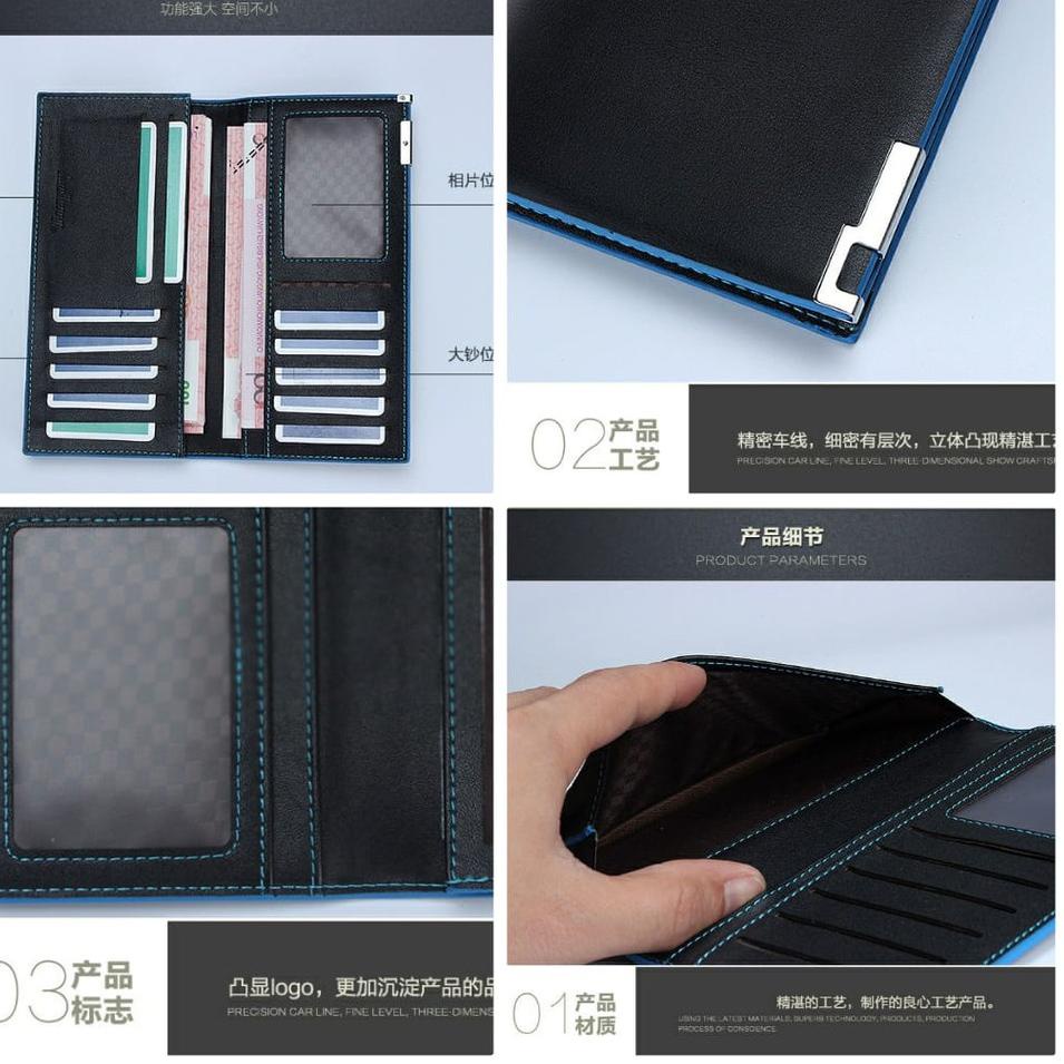 PAK.31Oc22n ▫ DOMPET PRIA PANJANG KULIT JORDAN WA052B5 IMPORT MURAH HITAM BIRU BRANDED ORIGINAL COWO