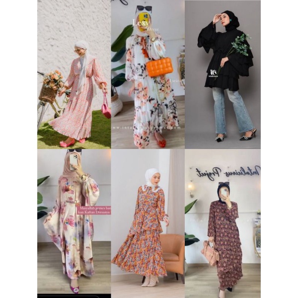 BLOSSOM FLOWERS,LEXY DRESS,MERIEN KAFTAN , THEANA TUNIC, KAFTAN DRESS, ZEMIMA DRESS, by Intaliciousp