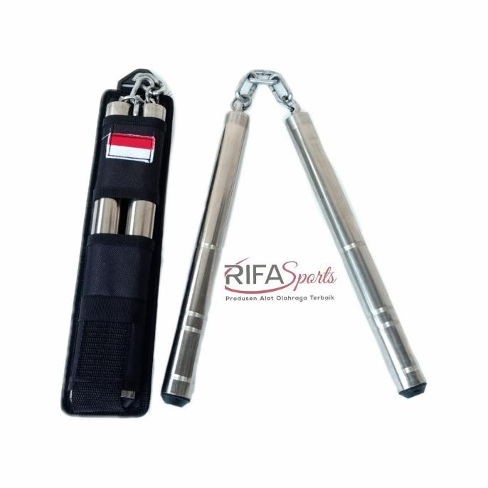 [COD] Double Stick Besi Silver / Double Stick Besi / Nunchaku Besi MURAH Kode 973