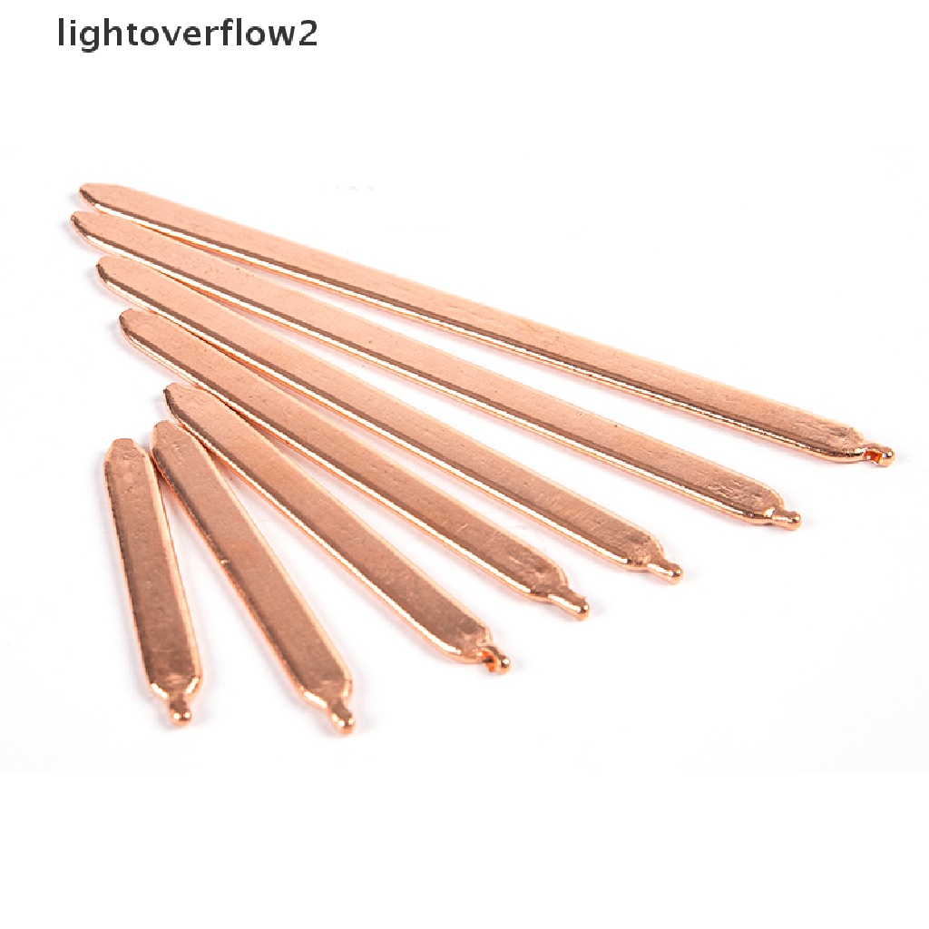 (lightoverflow2) Pipa Tembaga Flat 60mm - 150mm Untuk Pendingin Laptop / Komputer Diy